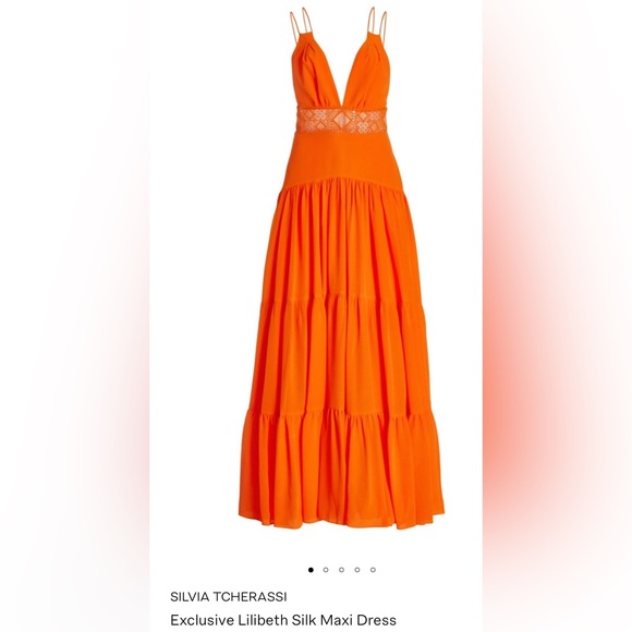 Silvia Tcherassi silk Lilabeth Maxi Dress - Picture 3 of 3